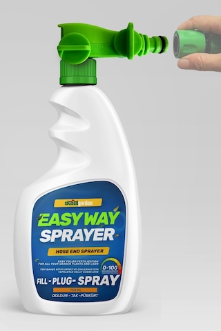 EkosolGarden Easy Way Hortum Ucu Sprayer Çim ve Bahçe Bitkileri