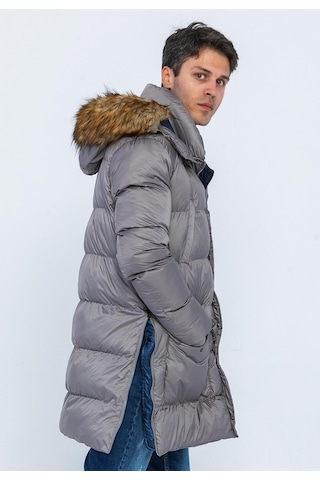Cekmon Erkek Regular Fit Astarlı Çok Cepli Kapuşonu Çıkan Rahat Mont 001