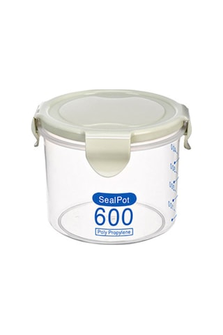 Yaleker Hava Geçirmez Pp Gıda Saklama Kabı - Kuru Gıda, Tahıl Ve Kahve Depolama Yeşil