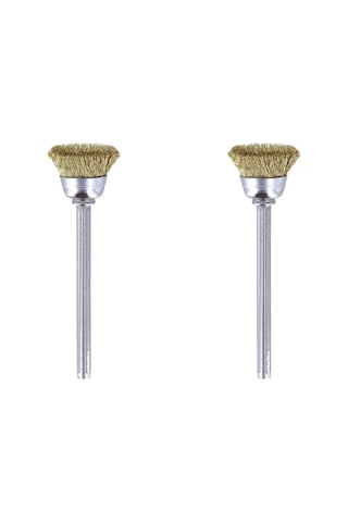 536 Pirinç Fırça, Altın, Bronz Ve Bakır Temizleme, 13 Mm, 2&apos Li