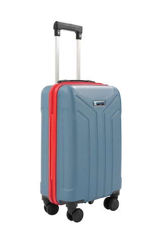 Cotpoly Home Petra Lüx Abs Kabin Boy Valiz 55 Cm Mavi Kırmızı