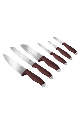 Berlınger Haus Bıçak Set 6 Parca Leonardo Bh-2951 Kahve