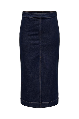 Only Onlmadison Hw Pencil Midi Kadın Denim Etek 15338921 Mavi