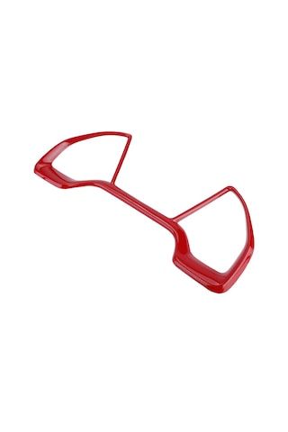 Reedark Honda Civic 10. Nesil 2016-2018 Abs Dashboard Dekorasyon Çerçevesi - Kırılmaya Dayanıklı, Parlak Kırmızı Desen, Kolay Kurulum, İç Dekor Güncelleme