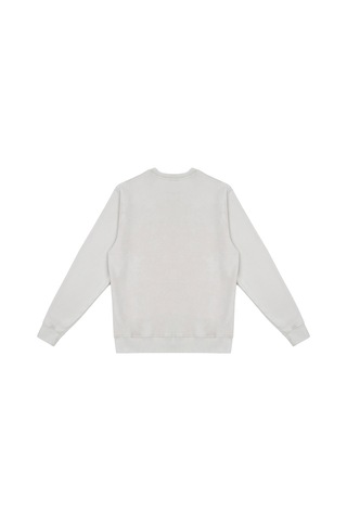Beord Taş %100 Pamuk Bisiklet Yaka Sweatshirt Bss1-138