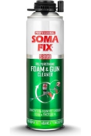 12 Adet 750 Ml Somafix Tabancalı B1 Yangına Dayanıklı Köpük Tabancası Köpük Temizleyicisi Seti