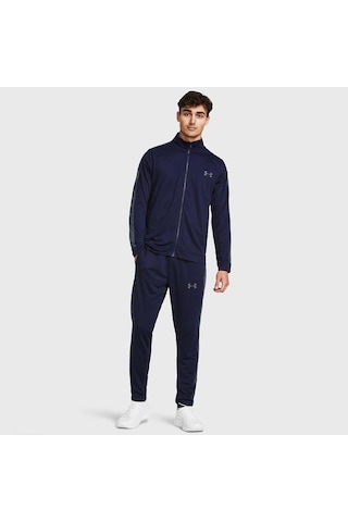 Under Armour Knit Track Erkek Lacivert Dik Yaka Eşofman Takımı Lacivert