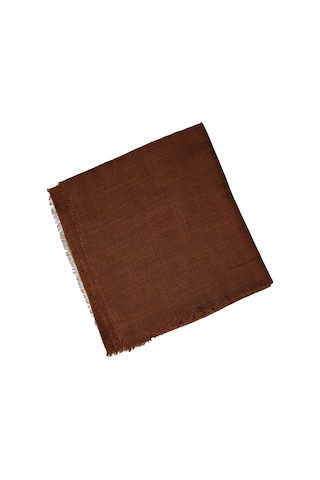 Enba Flamlı Yazma %100 Pamuk Nefes Alan Doğal Kumaş Acı Kahve