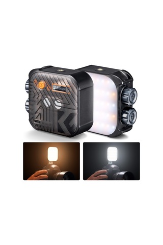 K&f Concept Bi-color Pocket-size Led Video Light Black Mini Bi-color Video Işığı
