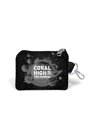 Coral High Siyah Galaxy Desenli Bozuk Para Çantası 21913 Gri - Antrasit