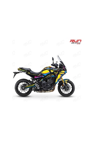 Yamaha Tracer 9 Cartoon Graphic Kit Sticker Set Sari