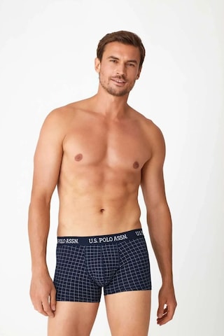U.S. Polo Assn. Erkek Lacivert - Lacivert Baskılı 2 Li Boxer 82006 Lacivert - Lacivert Baskılı