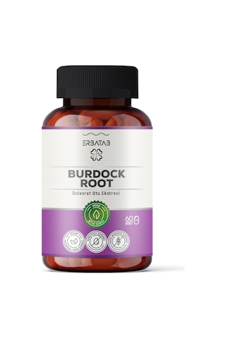 Erbatab Dulavrat Otu Burdock Root Eki 60 Kapsül
