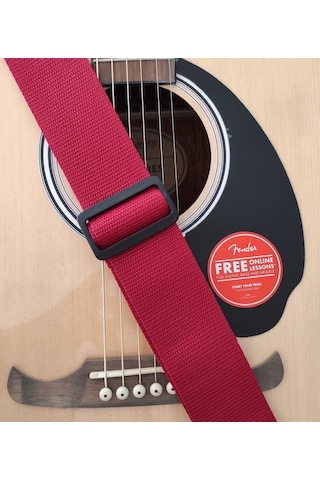 Raymond Joes Rj100Rd Gitar Askısı Polipropilen Deri Başlı