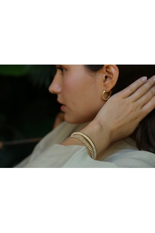 Reis Kuyumculuk T1671 Mon Cher Bangle Altın Bilezik