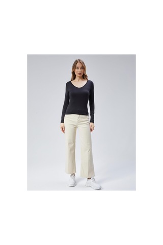 Virago Soft Touch V Yaka Uzun Kol Bluz/body Siyah - 686786237 Siyah - 686786237 Siyah