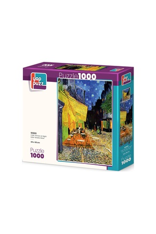 Yappuzz Kafe Terasta Gece 1000 Parça Puzzle