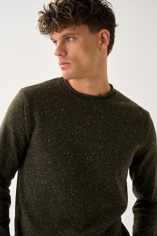 Erkek Melanj Triko Kazak Haki