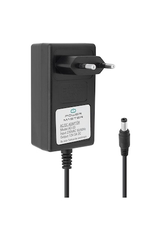 POWERMASTER PM-12667 - 12 VOLT - 3 AMPER PLASTİK KASA PRİZ TİPİ A