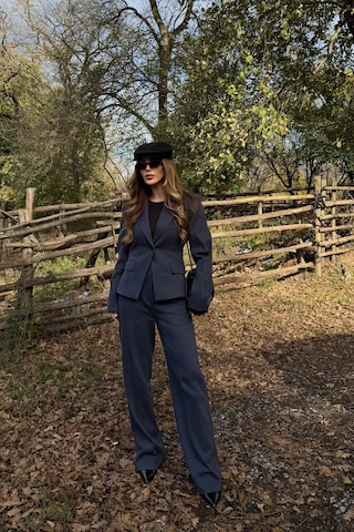 Lacivert Tek Düğmeli Ceket Pantolon Takım - 9480 Lacivert