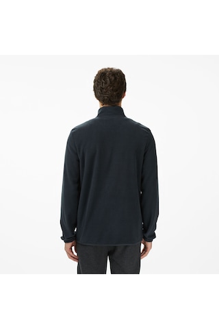 Nautica Erkek Siyah Regular Fit Sweatshirt Düz K57052t Siyah