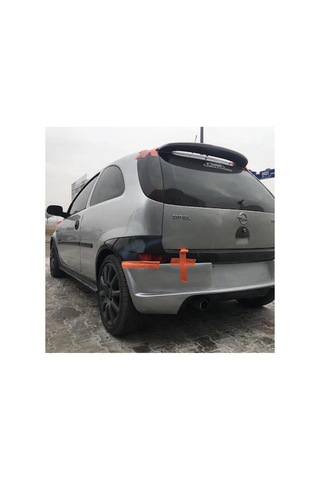 Opel Corsa C Spoyler Bagaj Üstü Spoiler A+ Fiber Glass İşçilik Malzeme Boyasız
