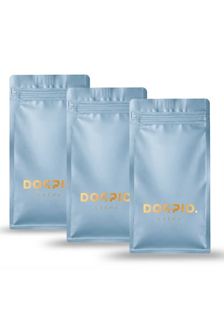 Doppio. Crema Kahve 3'lü Paket I Öğütülmüş 3x250gr I Yumuşak İçim Öğütülmüş Kahve Espresso