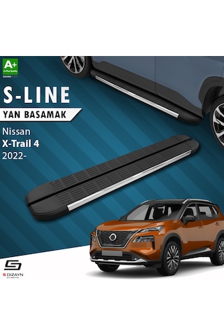 S-dizayn Nissan X-trail T33 S-line Krom Yan Basamak 183 Cm 2022 Üzeri