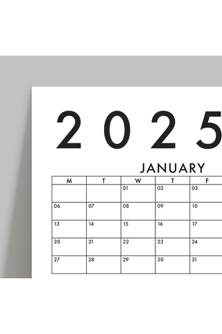 2027 Yıllık Planlayıcı Duvar Takvimi 2027 Takvim
