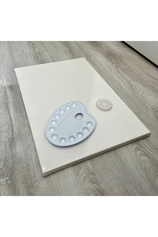 10 Adet 35x50 Cm Tuval, Palet Ve Fırça Temizleyici Set