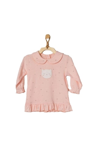 Dear_Enika Andywawa Sweet Home Kız Bebek Alt Üst Pembe Takım Ac22124