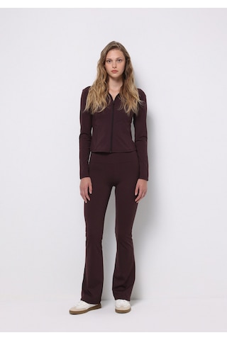 Colin's Colins Slim Fit Kadın Mor Örme Tayt Cl1075699 Q1.v1 Dpl Dark Plum