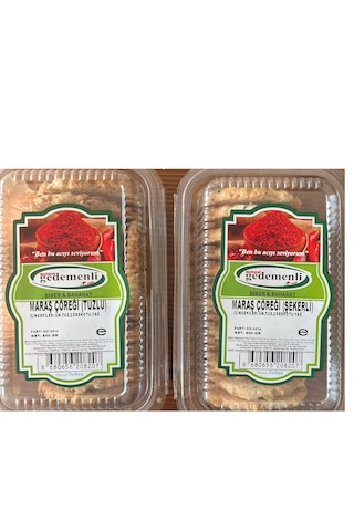 Mahmut Gedemenli Maraş Çöreği Tuzlu ve Şekerli 2 x 500 G