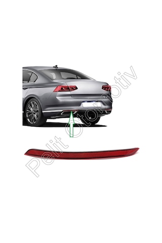 Passat B8 Arka Tampon Reflektörü Sol 3g0945105c 3g0945105d