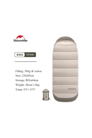 Naturehike B180 Uyku Tulumu -8 C Derece yeşil