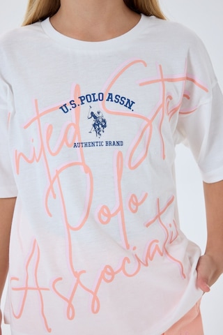 U.s. Polo Assn. Kız Çocuk Turuncu Pijama Takım 5274-49882 Turuncu