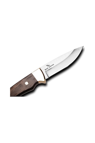 Bora 316 W Panther Wenge Saplı Kamp Bıçak Kahverengi - Gümüş