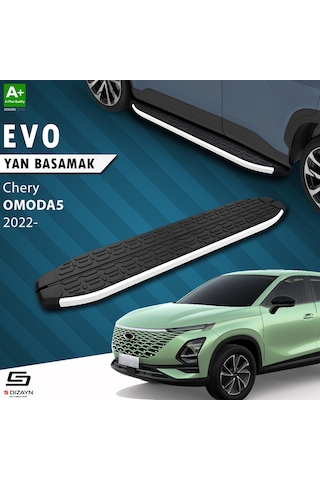 S-dizayn Chery Omoda5 Evo Aluminyum Yan Basamak 183 Cm 2022 Üzeri