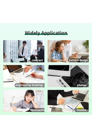 Vkemall Peripage A40 Uyumlu A4 Termal Yazıcı Kağıdı - 210x297mm 200 Yaprak, Suya Yağa Dayanıklı, Bisfenol A Yok, 3 Yıl Görüntü Saklama