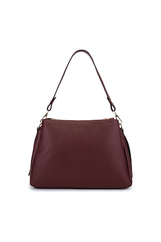 Tamer Tanca Kadın Suni Deri Bordo Kol Çantası 1003 2033 Bn Cnt Sk25-26 Bordo Fltr Bordo