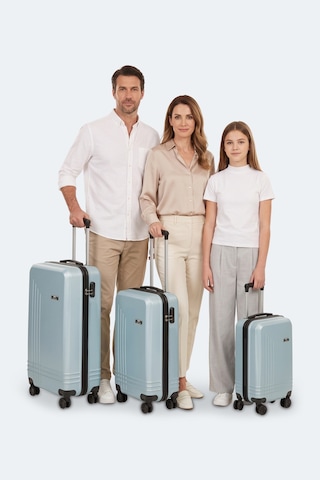 Slazenger Unıon 3 Lü Set Unisex Mavi Valiz