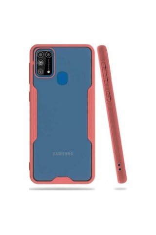 Galaxy M31 Kılıf Zore Parfe Kenarları Pastel Renk Silikon Kılıf