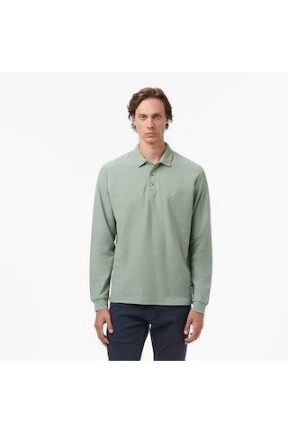 Nautica Erkek Yeşil Classic Fit Uzun Kollu Polo Yaka T-shirt 026 K57351t Yeşil