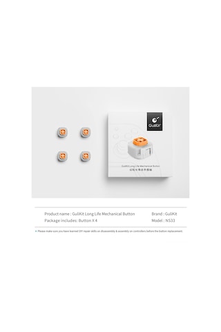 Xindoker Gulikit Ns33 Mekanik Tuş Takımı - Kingkong 2 Pro Oyun Kolu İçin 50m Kullanim Ömrü, Kolay Değişim, Tıkanıklık Sorunu Yok