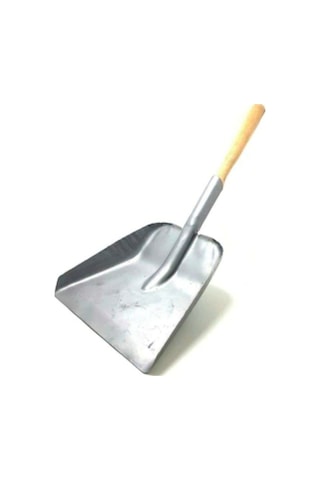 Ihtiyaç Limanı Büyük Boy Ahşap Saplı Metal Kürek , Çöp Ve Kömür Küregi 1 Adet