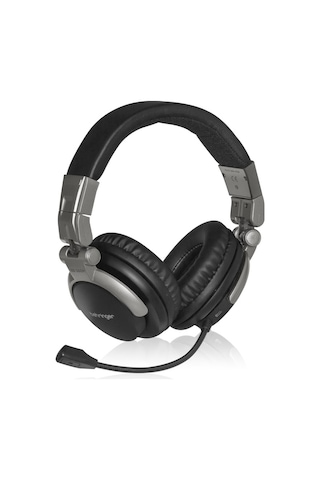 Behringer  BB-560M Yüksek Kaliteli Mikrofonlu Profesyonel Bluetooth Referans Stüdyo & DJ Kulaklık - Siyah/Gümüş