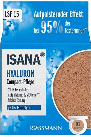 Isana SPF15 Hyaluron Renkli Nemlendirici 03 Dunkel 15 G