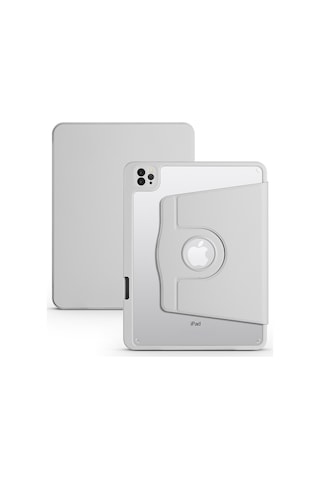 Apple Uyumlu iPad, Air 10.9 2022 5.nesil Kılıf Termik Kalem Bölmeli Dönebilen Standlı Kılıf