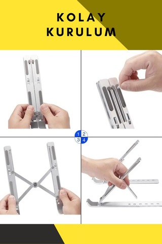 Nd002 Katlanabilir Laptop Standı