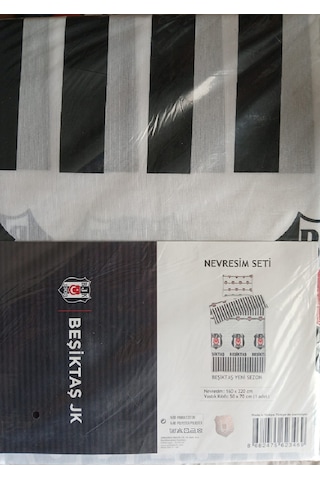 Taraftar Lisanslı Nevresim Seti Tek Kişilik 160x220 Cm Bjk